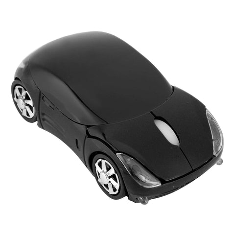 Dpofirs 2.4G Car Shaped Wireless Mouse,1600DPI Optical Mouse,2.4GHz Wireless Transmission,3 Buttons with Scroll Wheel,for PC Laptop Tablet Gaming Office(Black)