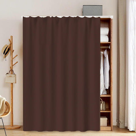 Enigmaire Cabinet Curtains For Shelves,Privacy Cabinet Curtain Dust-Proof,Dust Proof Curtain For Shelves Wall Panel Hanging Doorway Noren,No Tools No Drill,Dust-Proof,For Café,Bedroom,Shoe Cabinets