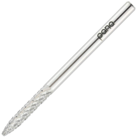 Pana 3/32" Under Nail Cleaner Safety Nail Carbide Bit - For Electric Dremel Drill Machine (Fine, Silver)