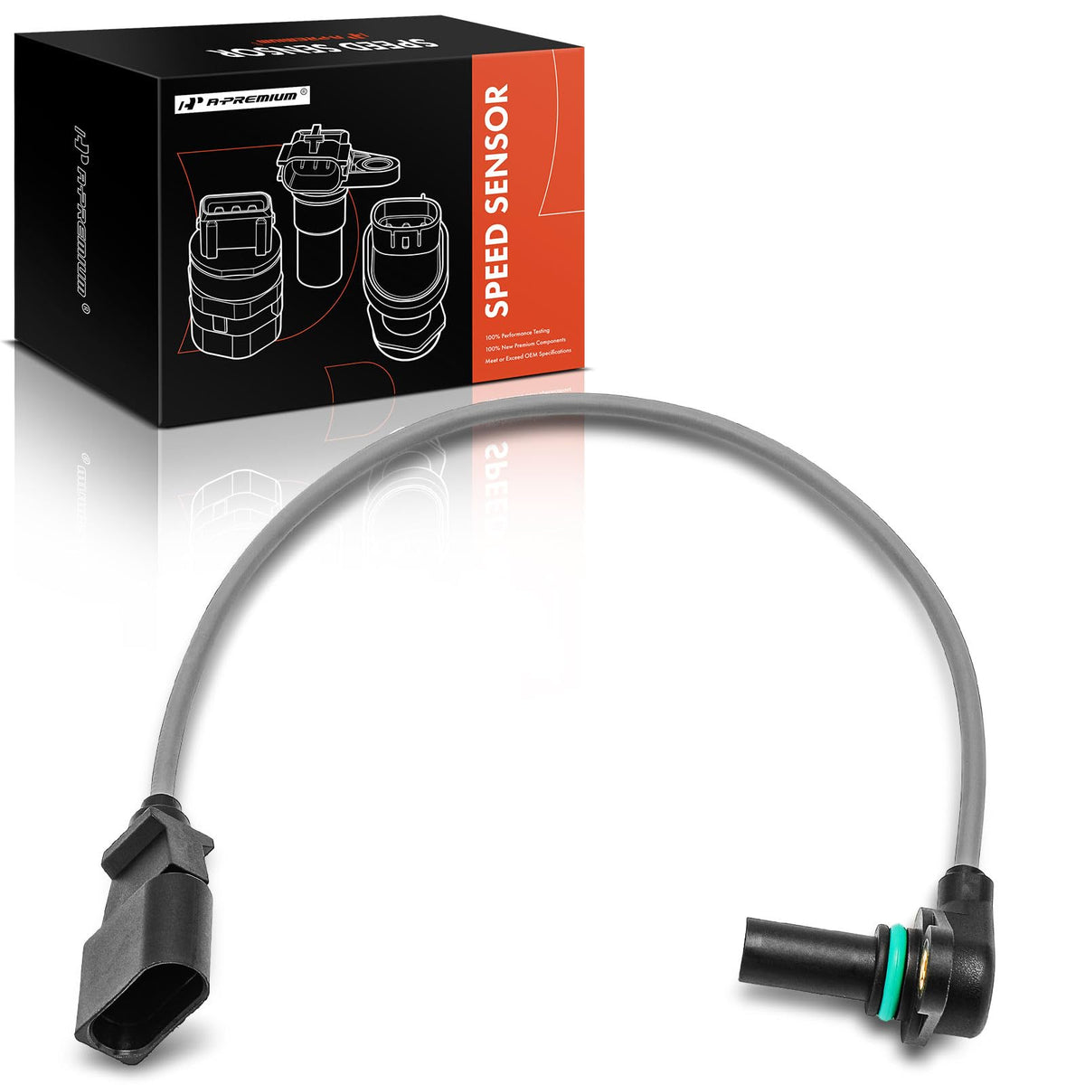 A-Premium Automatic Transmission Speed Sensor Compatible with Volkswagen Beetle Golf 2000-2004, Jetta 2000-2005, Replace# 01M927321B