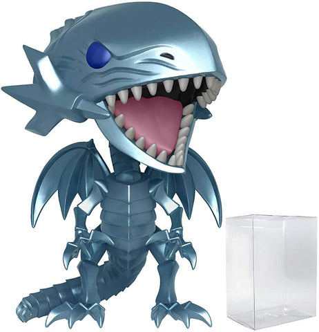 Yu-Gi-Oh! - Blue Eyes White Dragon Funko Pop! Vinyl Figure (Bundled with Compatible Pop Box Protector Case), Multicolored, 3.75 inches