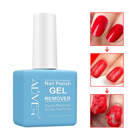 Gel Nail Polish Remover(15ml),Professional Gel Polish Remover for Nails,Quick & Easy Polish Remover In 2-3 Minutes,No Need for Foil, Soaking or Wrapping