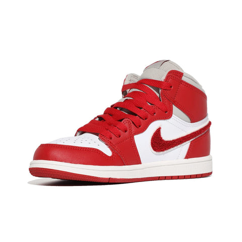 Jordan Boy's 1 High OG (Little Kid) Light Iron Ore/Varsity Red/Sail 11 Little Kid M
