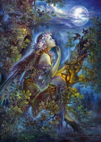 Schmidt Forest Fairy in The Moonlight Premium Collection Jigsaw Puzzle 1000 p'c