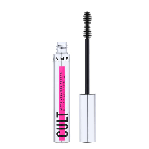 LAMEL Cult Lift & Volume Mascara - Volumizing & Lifting, Smudge-Proof, Flake-Free, Deep Black Pigment Mascara - 401
