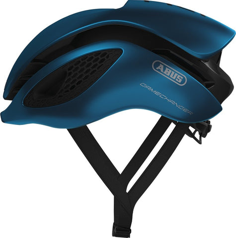ABUS GameChanger Racing Bike Helmet - Aerodynamic Cycling Helmet with Optimal Ventilation for Men and Women - Movistar 2020, Steel Blue, Size L