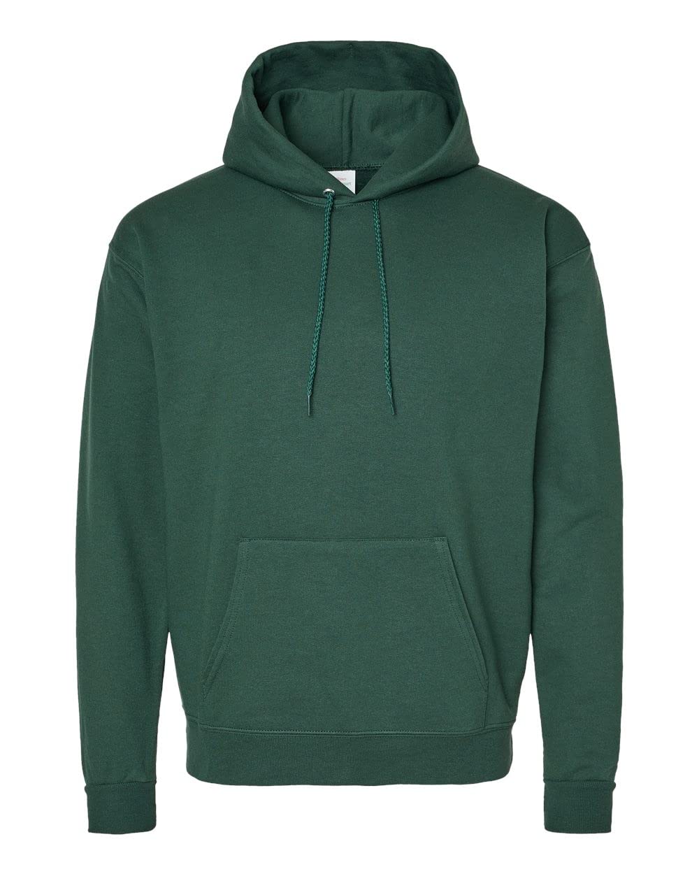 Hanes Mens Ecosmart Hooded Sweatshirt, L, Athletic Dark Green