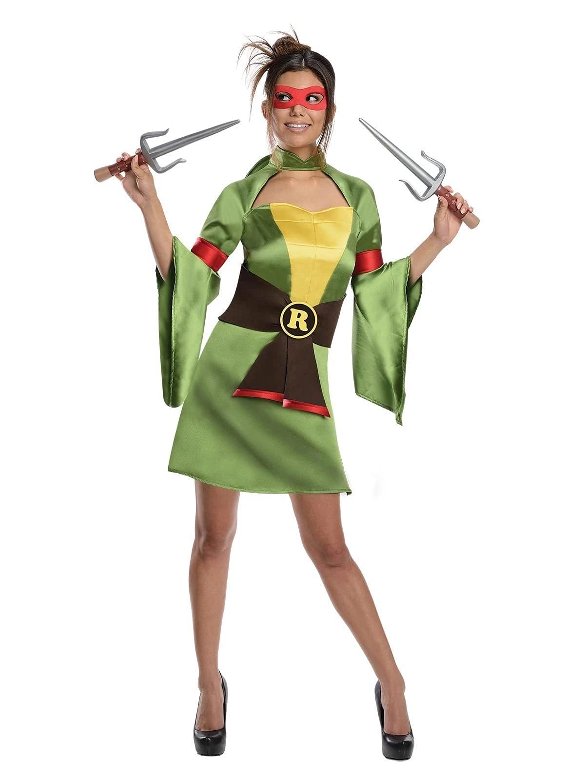 Secret Wishes Teenage Mutant Ninja Turtles, Raphael Costume, Green, X-Small