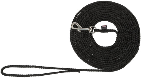 Trixie Dog Tracking Lead, Ideal For Command Training, 10 M/Ø 5mm, Black