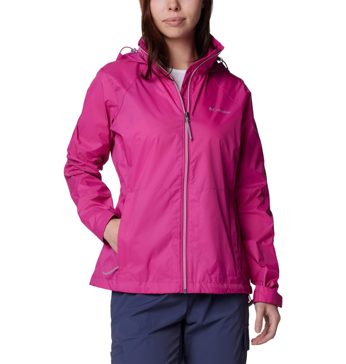 Columbia Womens Switchback IV Jacket Fuchsia Small