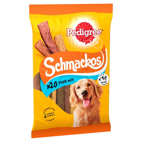 Pedigree Schmackos Dog Treats With Fish (20 Treats)