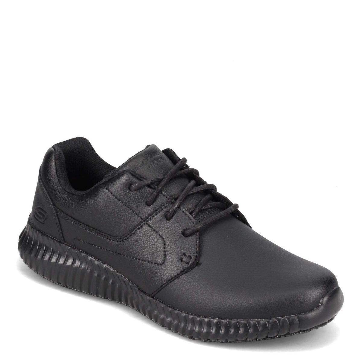 Skechers Men's Cessnock Lival SR Food Service Shoe, Black, 10