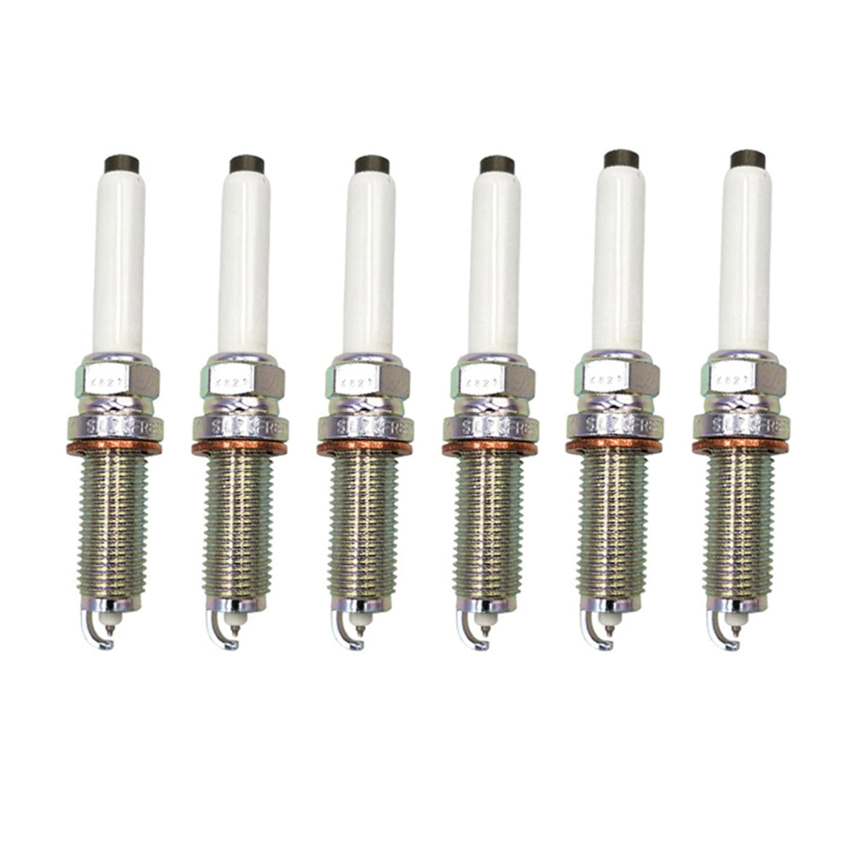 Spark Plug for Mercedes-Benz C300 C350e GLA250 GLC300 GLC350e E300 Metris SLC300, 4/6Pcs Iridium Spark Plug,6Pcs