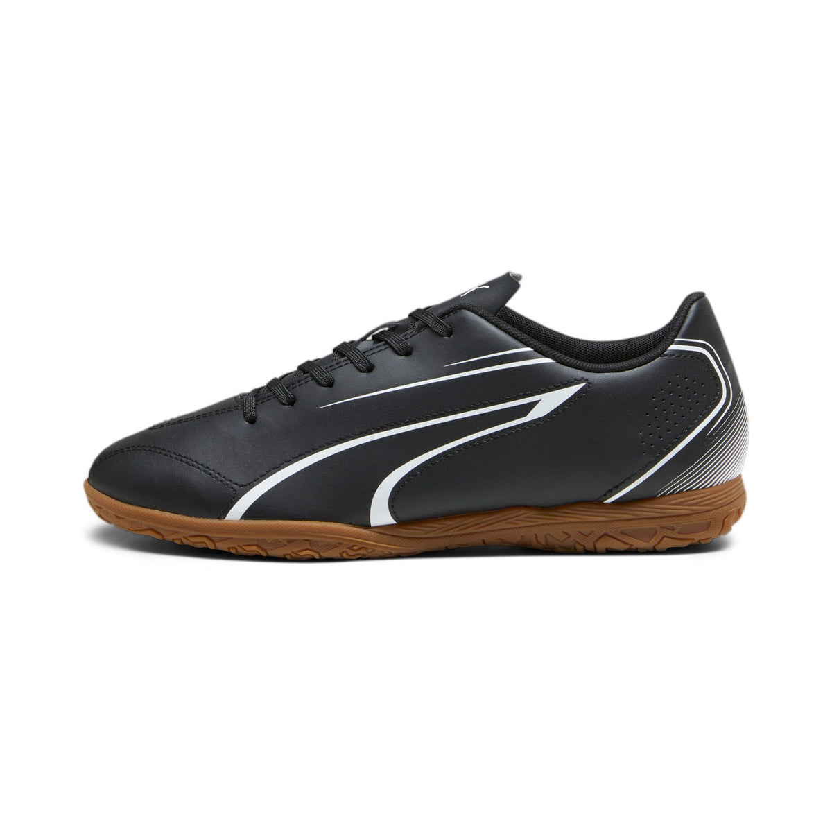 PUMA Mens Vitoria Indoor Soccer Sneakers (10) (Black/White)