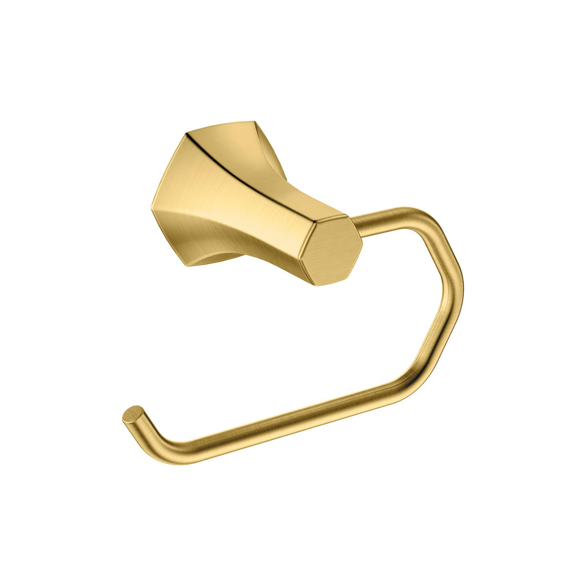 hansgrohe Toilet Paper Holder 55-inch Transitional Stand Accessories in Brushed Gold Optic, 04837250