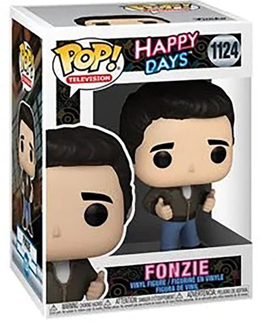 Happy Days Fonzie (Henry Winkler) Vinyl Figure # 1124 - Bundled with Pop Box Protector Case