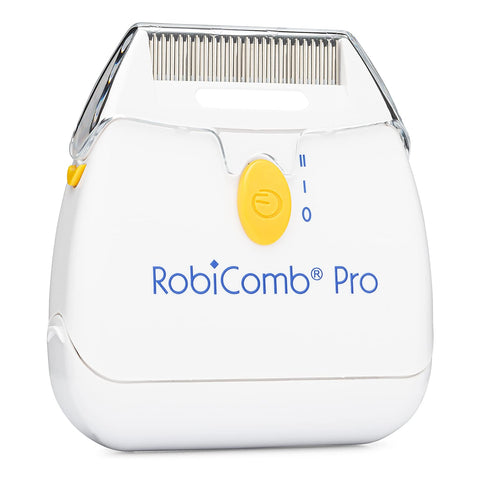 LiceGuard RobiComb Pro Electronic Head Lice Comb | Lice & Eggs Hair Zapping Tool blue