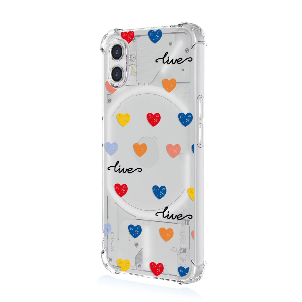 Jeelar for Nothing Phone (1) Case,Drop Protection Bumper Cute Cartoon Pattern Suitable for Girls Phone Case-A79