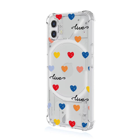 Jeelar for Nothing Phone (1) Case,Drop Protection Bumper Cute Cartoon Pattern Suitable for Girls Phone Case-A79