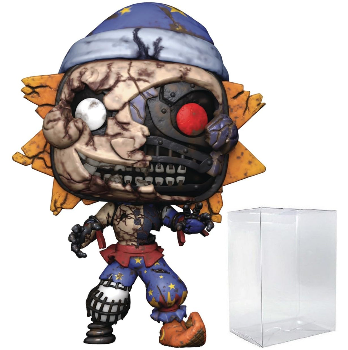 POP Five Nights at Freddy's: Security Breach - Eclipse Funko Vinyl Figure (Bundled with Compatible Box Protector Case), Multicolor, 3.75 inches