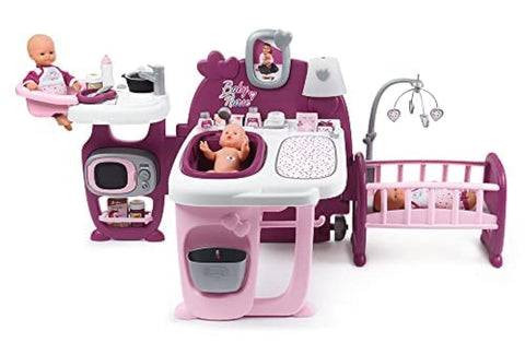Smoby - Baby Nurse Play Center for Dolls with 23 Accessories, Pink
