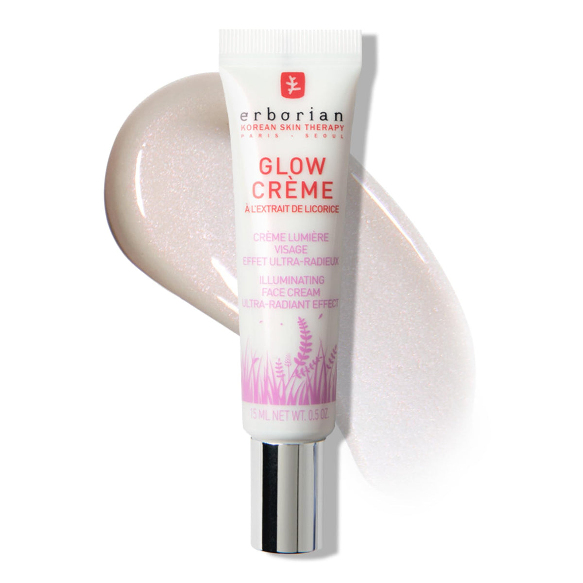 Erborian - Glow Cream - Ultra-Radiant Effect & Illuminating Daily Face Cream - Radiance Boosting Primer for Fresh & Dewy Finish with Glowing Complexion Brightens - 0.5 Oz?