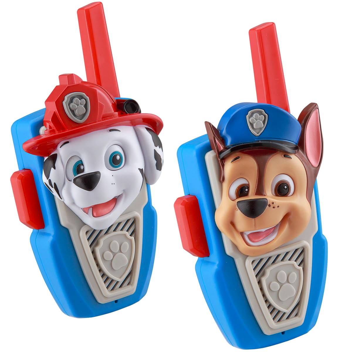 PAW Patrol Walkie Talkies - Set of 2 Kids Walkie Talkies Chase and Marshall - Excellent Walkie Talkies for Toddlers