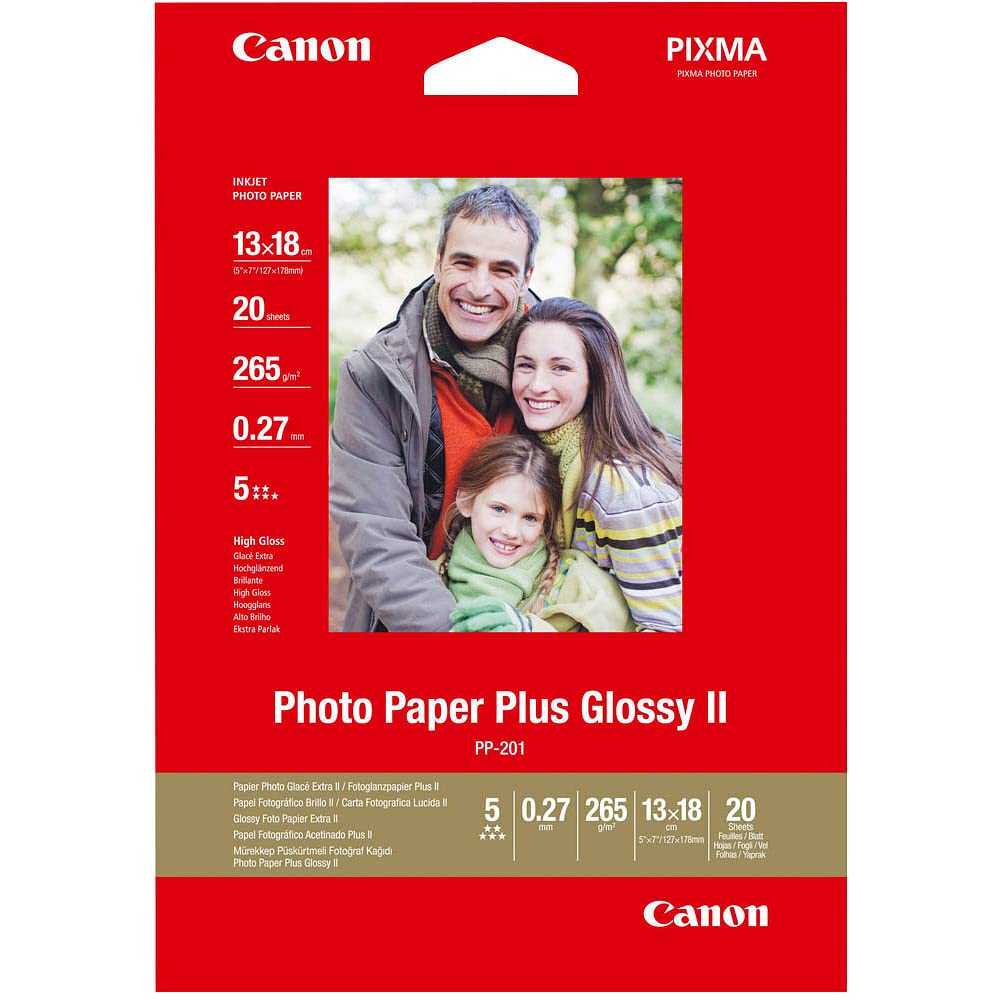 Canon Photo Paper Plus Glossy 13 x 18 cm (Pack of 20) 2311B018