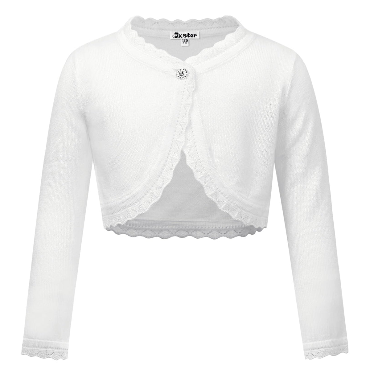 Cardigan Baby Kids Knit Shrug Sweater Toddler Girls Bolero Church Clothes,6 9 Months Cream