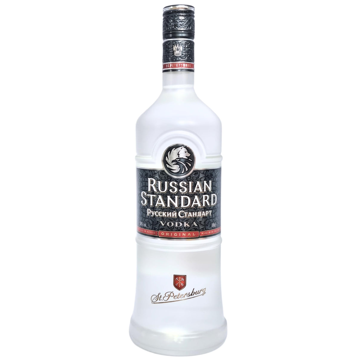 Russian Standard Vodka 100 cl, Russian Winter Wheat Premium Purity, 38% ABV