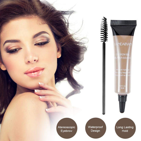 Eyebrow Dye Cream, Professional Eyebrow Gel Waterproof Eyebrow Dye Eyebrow Gel Tint Eyebrow Brush(1)