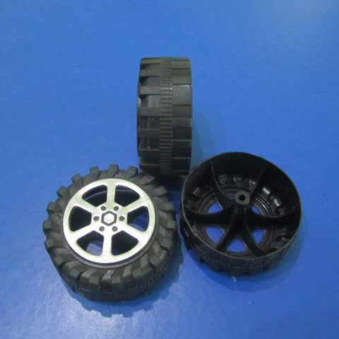 Milisten Rc Helicopters Rc Helicopters 30 Pcs Plastic Toys Wheel 42mm Round Car Model Wheel for DIY Painting Toy RC Vehicle Truck Boat Helicopter Supplies Robot Toys Robot Toys