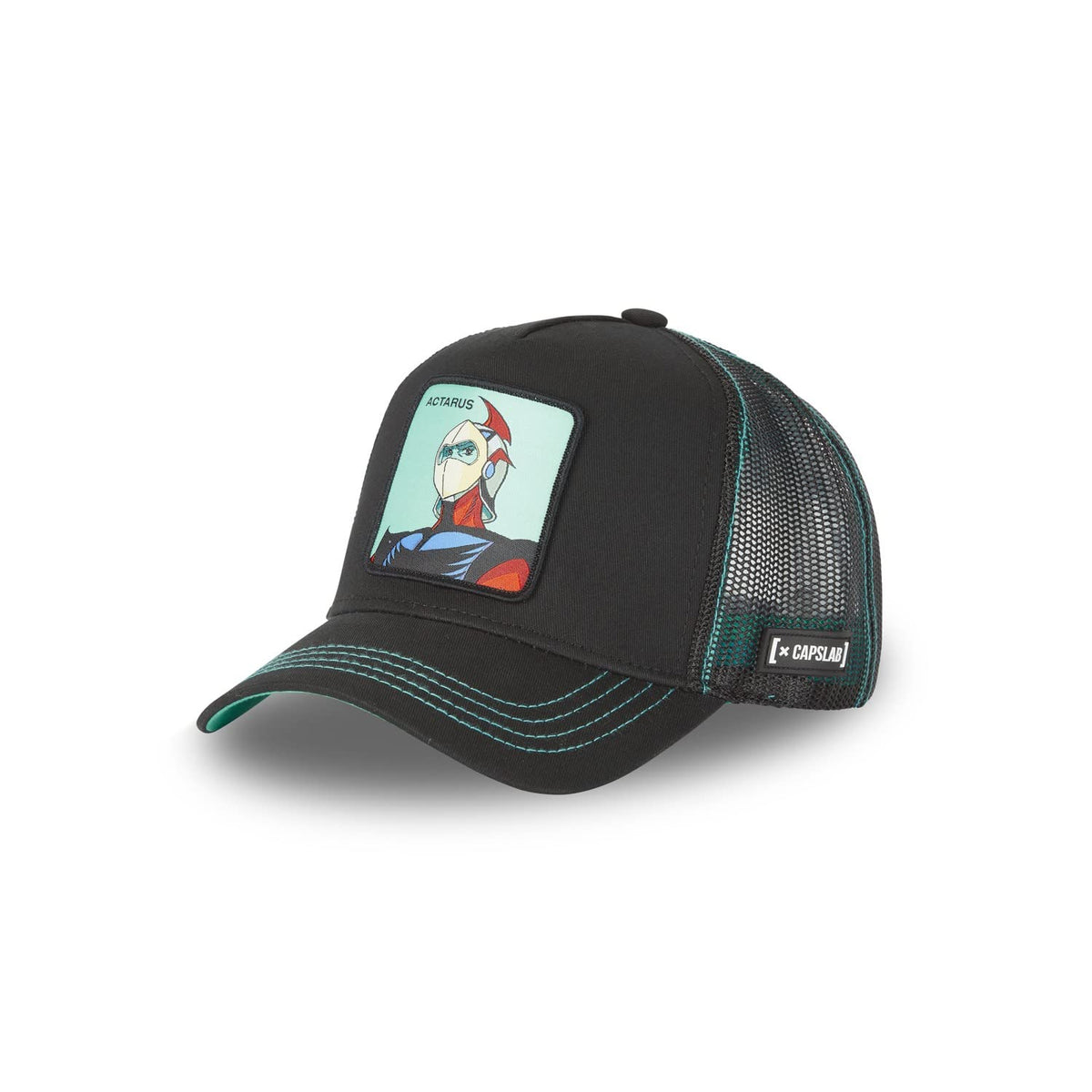 Capslab Actarus Goldorak Black Trucker Cap - One-Size