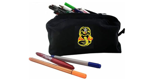 SHIHAN POWER SPORTS Cobra Kais King Dragon Pencil Case Teens School Home,Pencil Bag Pen Case, Students Stationery Pouch Pencil Holder Desk Organizer with Zipper, Portable Pencil Pouch for School