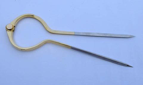 8" British Style Navigational Dividers/Single Handed Dividers