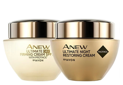 Avon Anew Ultimate DAY Firming Cream + NIGHT Restoring Cream Set of 2
