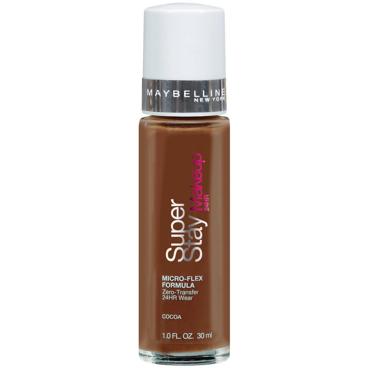 Maybelline New York Super Stay 24hr Makeup, Cocoa, 1 Fluid Ounce - One Bottle