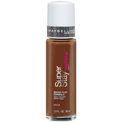Maybelline New York Super Stay 24hr Makeup, Cocoa, 1 Fluid Ounce - One Bottle