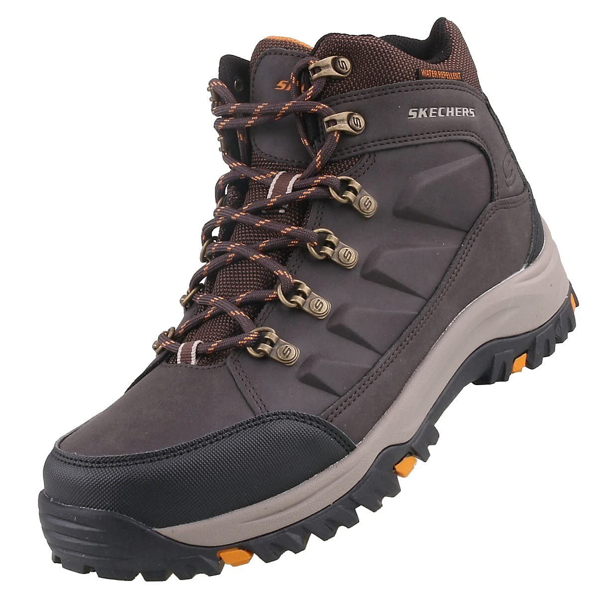 Skechers Men's Sneakers, Chocolate, 42