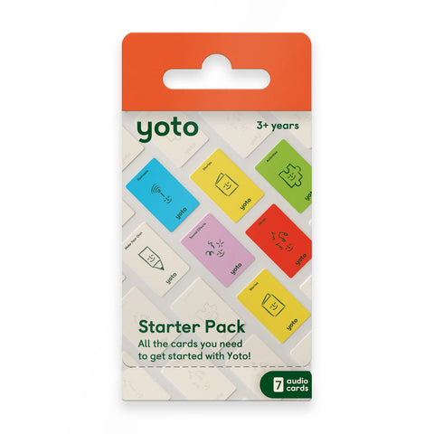 Yoto Starter Pack - 7 Kids Audiobook Cards for Use with Kids Yoto Player & Mini Bluetooth Speaker, Play Audiobook Stories Music Radio Podcasts Learning Activities, Fun Gift for Children All Ages