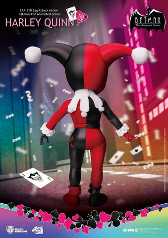 Beast Kingdom Batman The Animated Series: Harley Quinn EAA-118 Egg Attack Action Figure, Multicolor