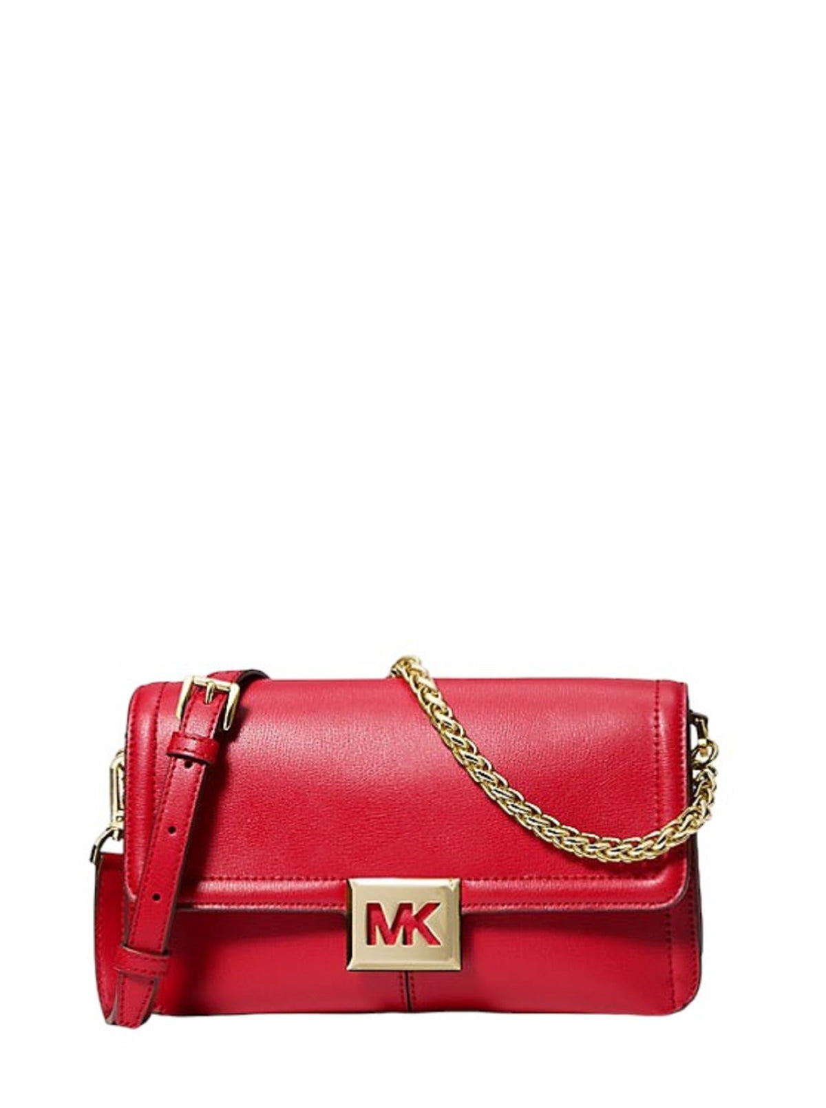 Michael Kors Sonia Medium Shoulder Bag Crossbody (Bright Red)