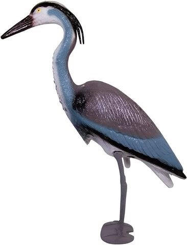 Unibos | NATURAL Looking Heron Bird | Decoy Bird Deterrent Scarers | Guarding Garden Ponds and Fisheries | Standing Grey Heron | Crops Farm Protector | Bird Repellent | Weatherproof - 78CM