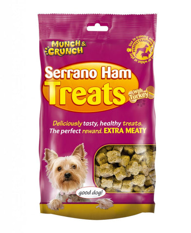 Munch & Crunch Serrano Ham Treats With Turkey Dog Treat Fast Postage