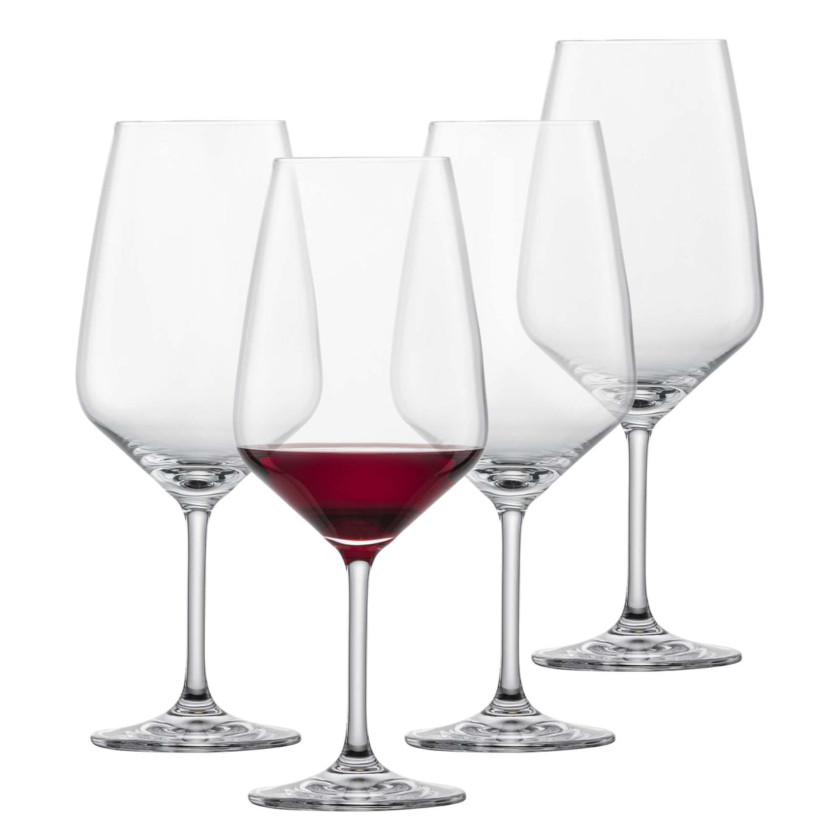 Schott Zwiesel Tulip Bordeaux Red Wine Glass (Set of 4), Bordeaux Glasses for Red Wine, Dishwasher-Safe Tritan Crystal Glasses, Made in Germany (22 Ounce)