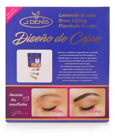Generic J Denis laminado de cejas kit profesional | planchado de cejas kit permanente