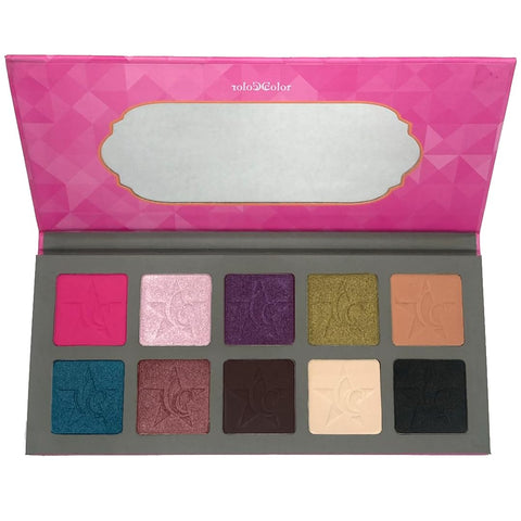 Eye Shadow 10 color pallet with mirror case.