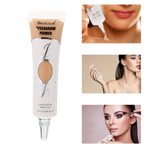 Lurrose Waterproof Eye Primer Eye Base Cream Long Lasting Eyelid Primer Liquid Base