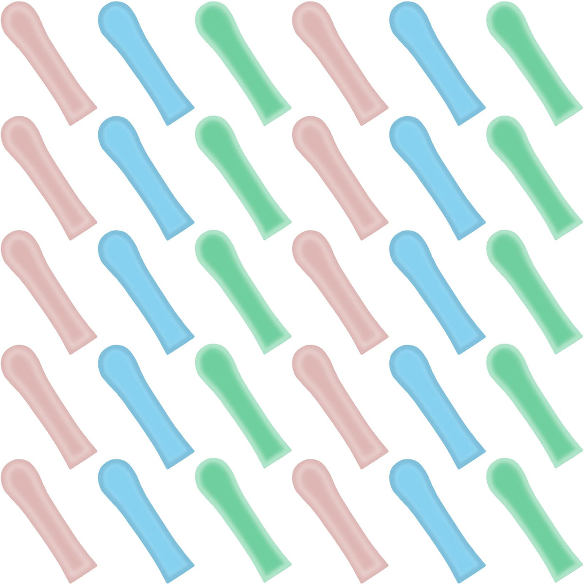 Nuanchu 30 Pcs Ear Spoon Tips Ear Cleaner Replacement Tips Ear Cleaner Tips Ear Replacement Pick Ear Wax Removal Replacement Accessories Set for Teens Adults Ear Wax Removal Endoscope (Mixed,Oval)