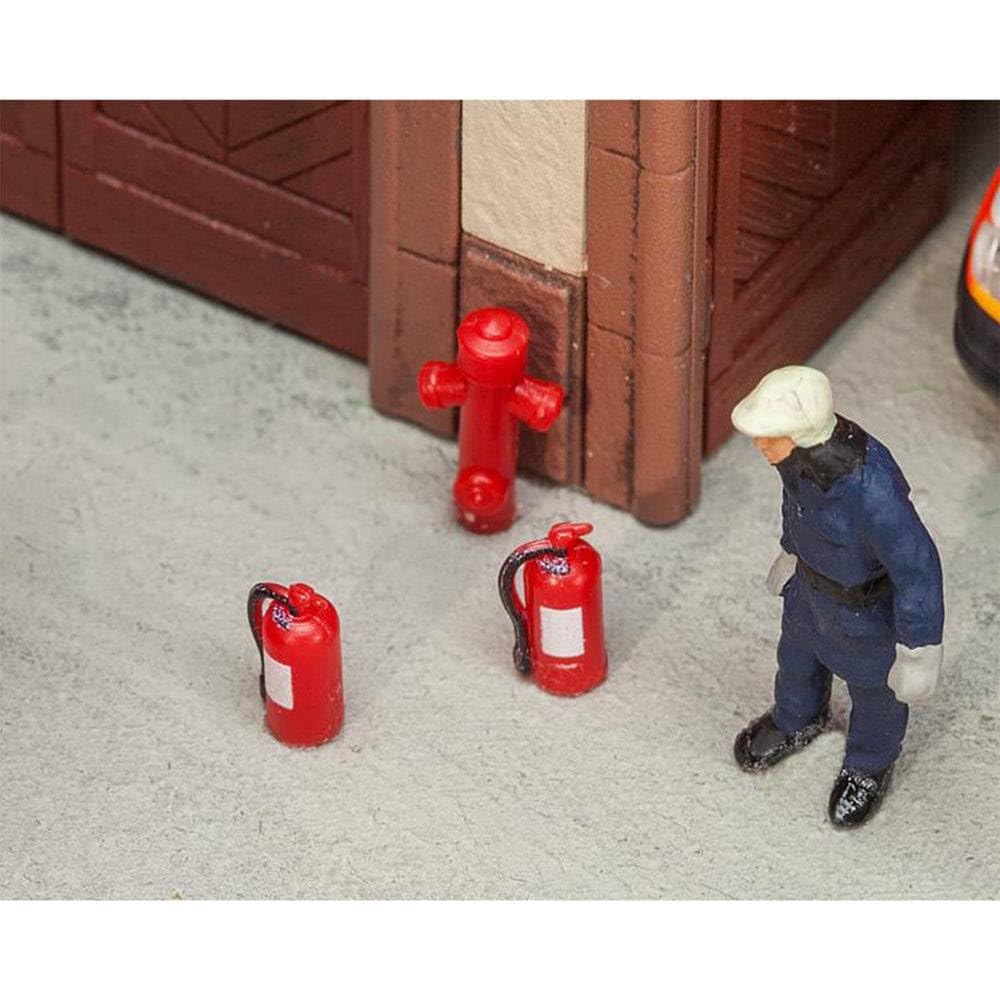 Faller 180950 6 Extinguishers and 2 hydrants Scenery and Accessories